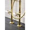 Kingston Brass CCK246K2 Freestanding Clawfoot Tub Faucet Package with Supply Line, Polished Brass CCK246K2 - alternate 5